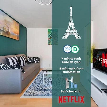 StayLib - Spacious flat 45m2 - 15min Paris&Orly Alfortville Exterior foto